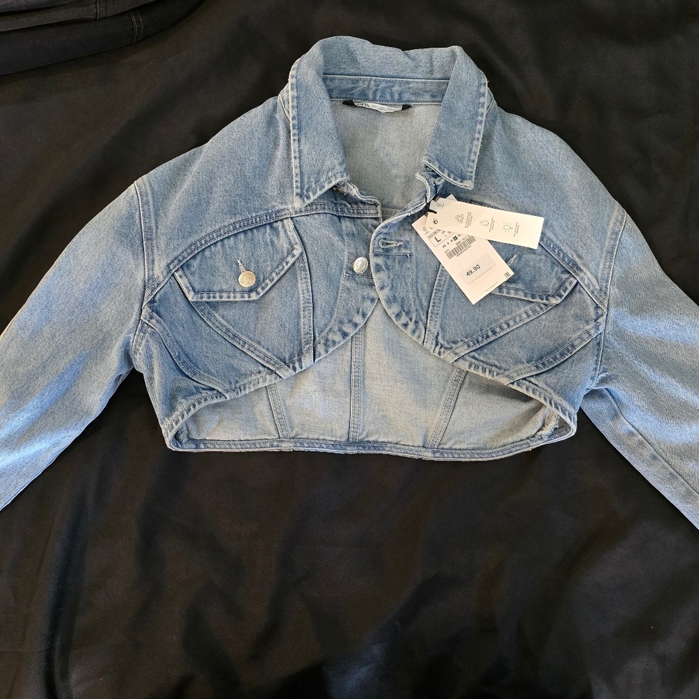 NWT Zara Denim Chore Jacket